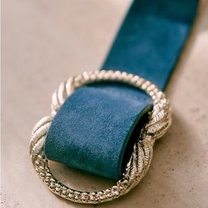 ISO: Sezane Artemis Belt in blue denim